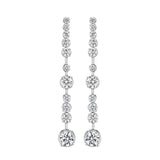 Penny Preville 18K White Gold Round Wave Earrings