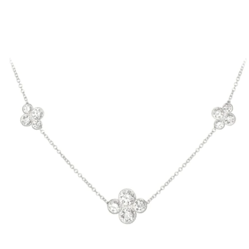 Platinum and diamond necklace with the Anderson design 2.4 carat