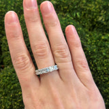 JB Star 7 Stone Asscher Cut Diamond Band