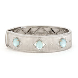 Jude Frances Sterling Silver Bracelet with Blue Topaz & White Topaz