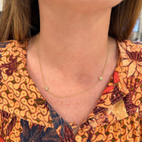 Clover Station Necklace with Diamonds