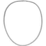 18K White Gold Diamond Tennis Necklace