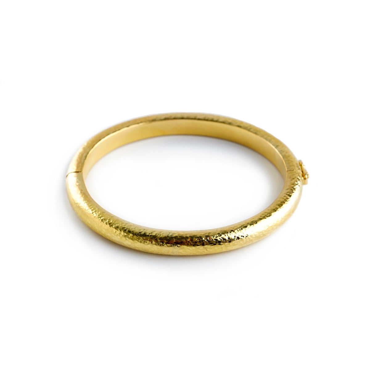 Elizabeth Locke 19K gold Domed Bangle bracelet
