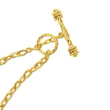 Elizabeth Locke 19K gold 21 inch gold chain necklace