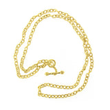 Elizabeth Locke 19K yellow gold Orvieto necklace