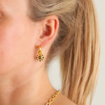 Elizabeth Locke 19k yellow gold blue sapphire earring charms 