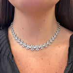 Estate Platinum 18 carat Diamond Necklace
