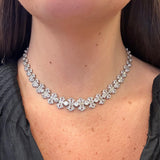 Estate Platinum 18 carat Diamond Necklace