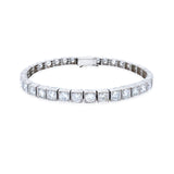 A Estate platinum tennis bracelet featuring multiple rows of diamonds approx 7 carats