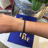 Estate Platinum 16 carat Sapphire Bracelet