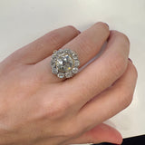 Old Mine Cut Diamond Ring