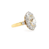 Estate 18K Gold Old Mine Cut Diamond Ring