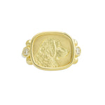 Finn ring with diamonds