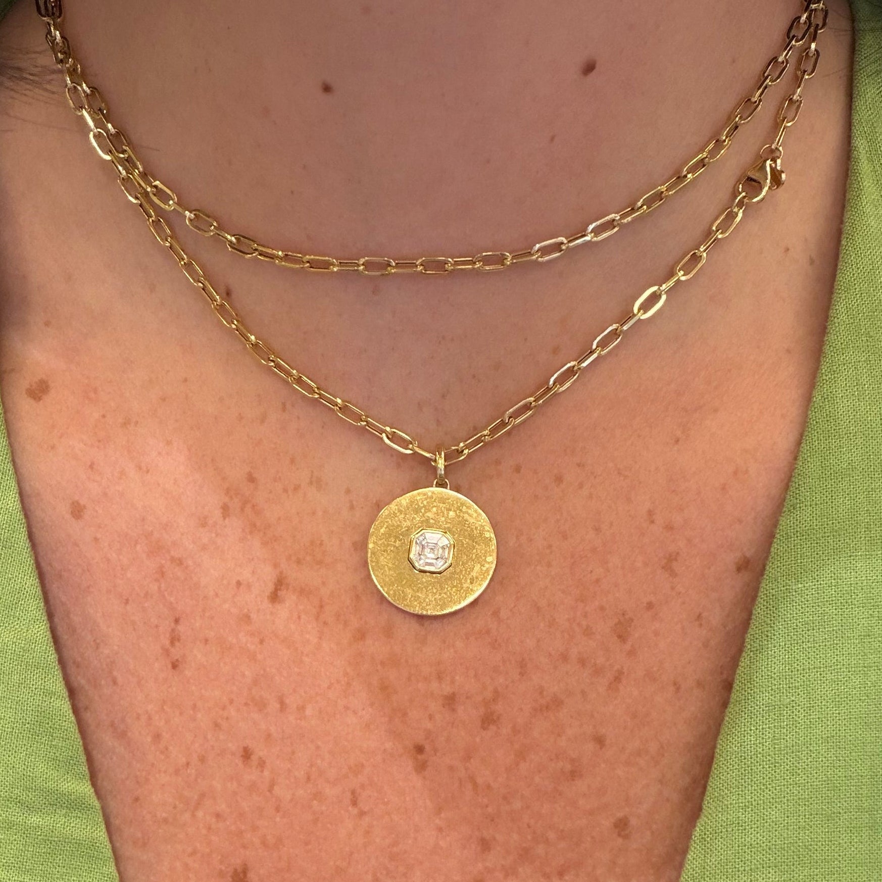 18K Yellow Gold Long Necklace