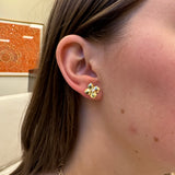 Penny Preville 18K Yellow Gold Small Flower Studs