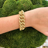 Estate 18K Yellow Gold Link Bracelet