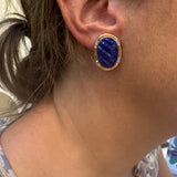 Estate Lapis Earrings