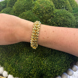 Estate 18K Yellow Gold Henry Dunay Bracelet