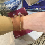 14K Yellow Gold Diamond Bracelet