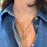 Temple St. Clair 18K Yellow Gold Small Owl Amulet