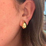 14K Yellow Gold Small Drop Earrings