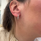 Mixed Shape Diamond Huggies