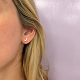 14K Yellow Gold Pear & Marquise Diamond Earrings