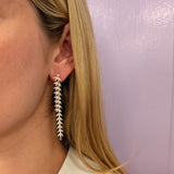 18K Yellow Gold Diamond Convertible Earrings