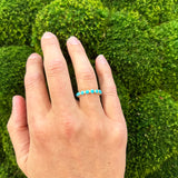 14K Yellow Gold and Turquoise Ring