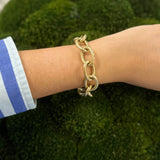 18K Yellow Gold Link Bracelet