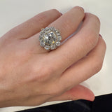 Estate 18K Yellow Gold and Diamond Ring