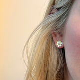 LPL Signature Collection Small Single Diamond Flower Studs