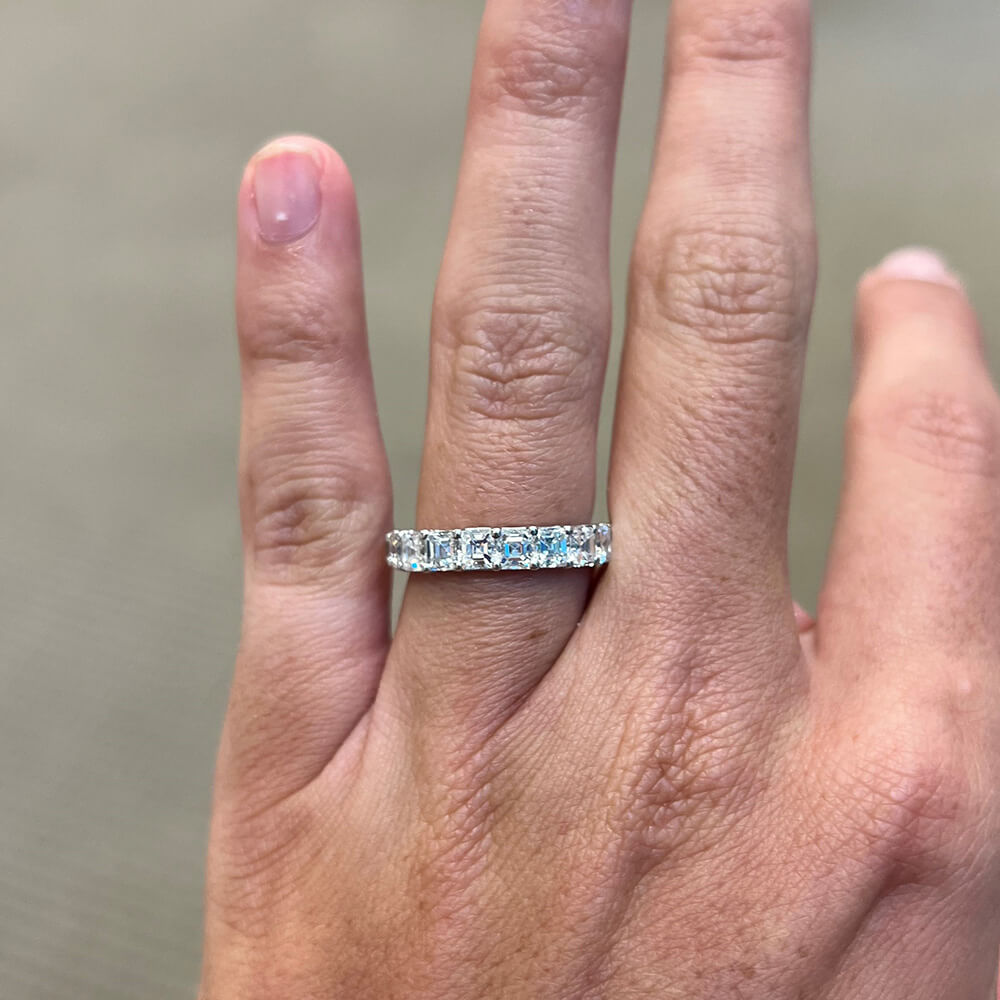 woman wearing a diamond ring 