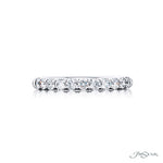 Platinum Diamond ring with JBStar branding on a white background