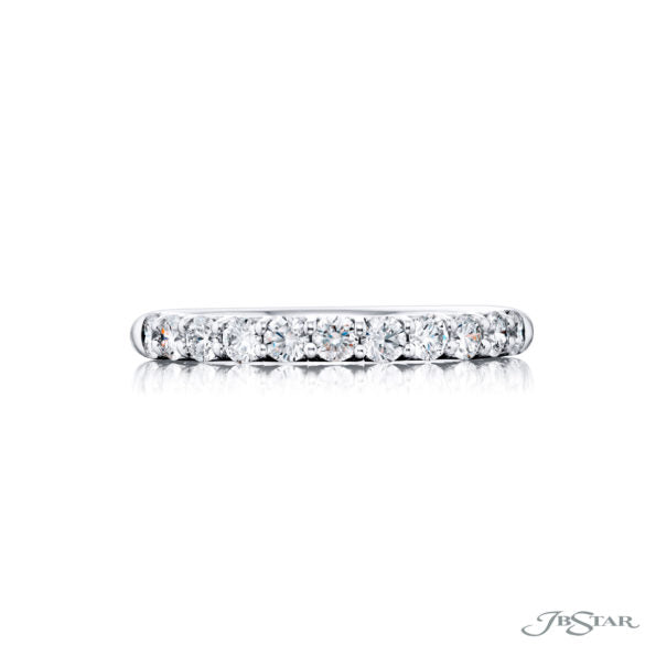 Platinum Diamond ring with JBStar branding on a white background