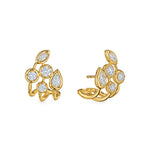 Kwiat 18K yellow gold Starry Night Bezel Diamond Earrings