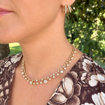 Kwiat 18K yellow gold diamond necklaces and earrings