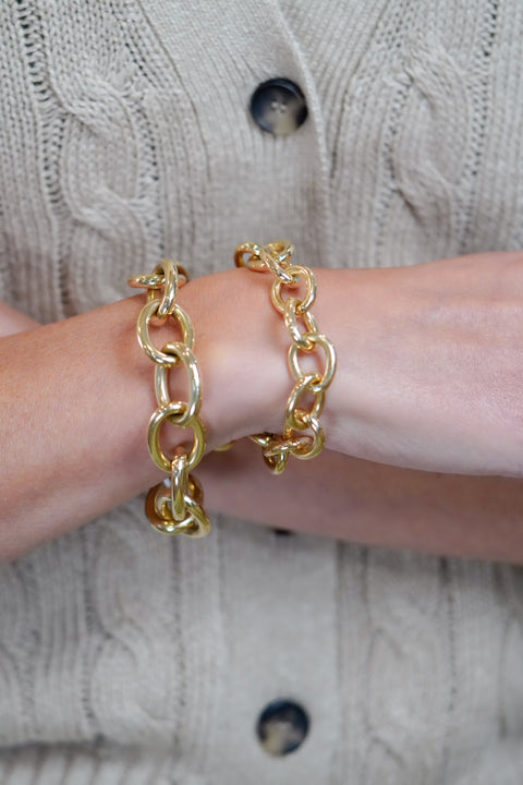 18K Yellow Gold Link Bracelet