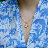 14K Yellow Gold Diamond by the Yard Necklace