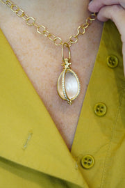 Temple St. Clair 18k Yellow Gold Classic Diamond Amulet