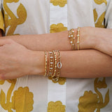 Bujukan Gold Bangle with Diamonds