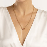 14K Yellow Gold Rolo Split Chain