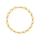 14K Yellow Gold Teardrop Bracelet