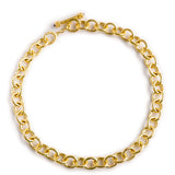 Elizabeth Locke 19K Yellow Gold 'Montecatini' Link Necklace