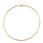 Elizabeth Locke 19K Yellow Gold Wire Necklace