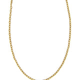 Elizabeth Locke 19K Yellow Gold Handmade Gold Chain Necklace