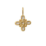 Elizabeth Locke Peridot Pendant with Jump Ring in 19k yellow gold