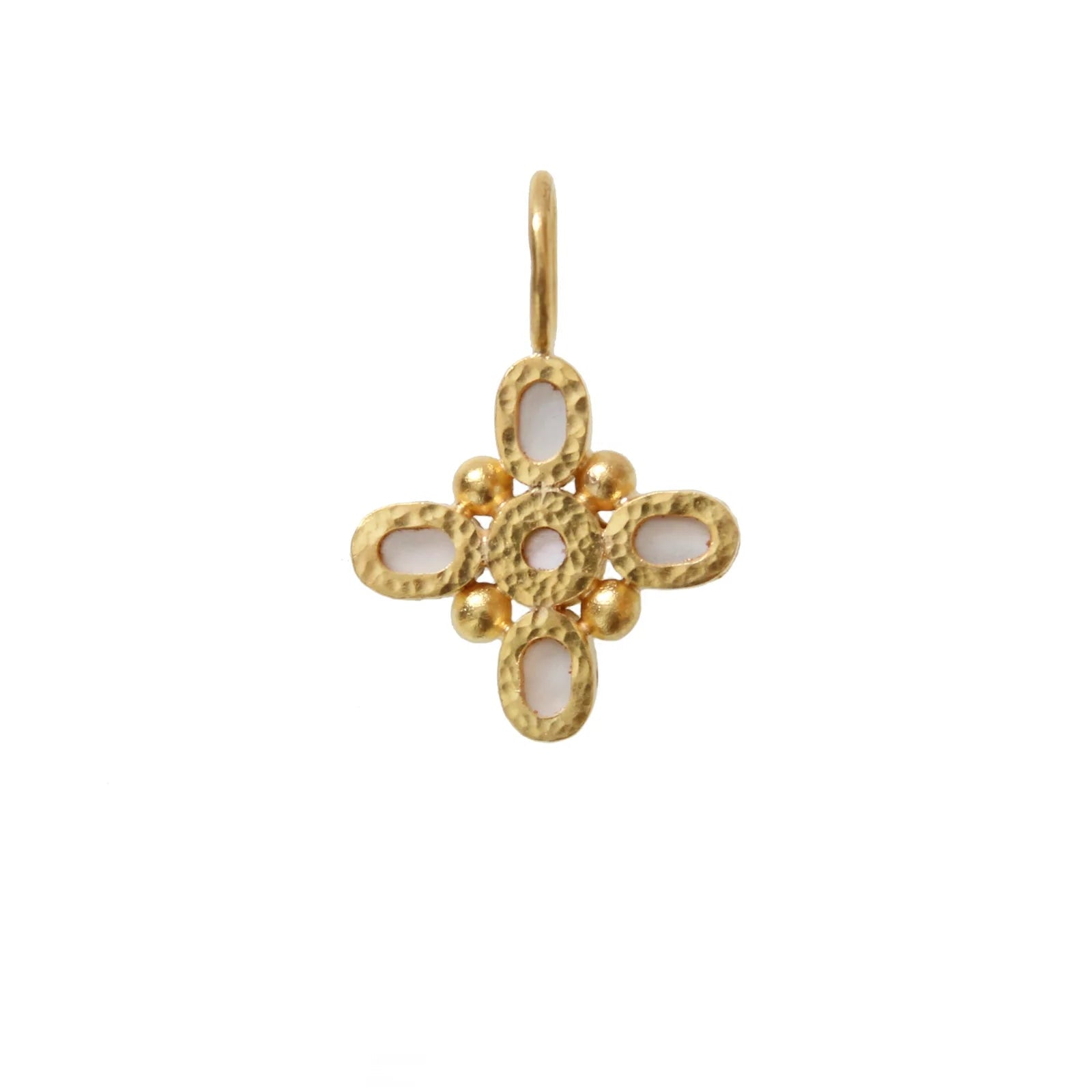 Elizabeth Locke Peridot Pendant with Jump Ring in 19k yellow gold