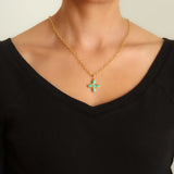 Elizabeth Locke Peridot Pendant with Jump Ring in 19k yellow gold