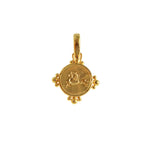 Elizabeth Locke Gold Round Pegasus Pendant